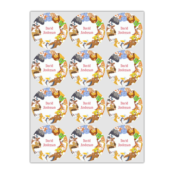 Animals Icing Circle - Small - Set of 12