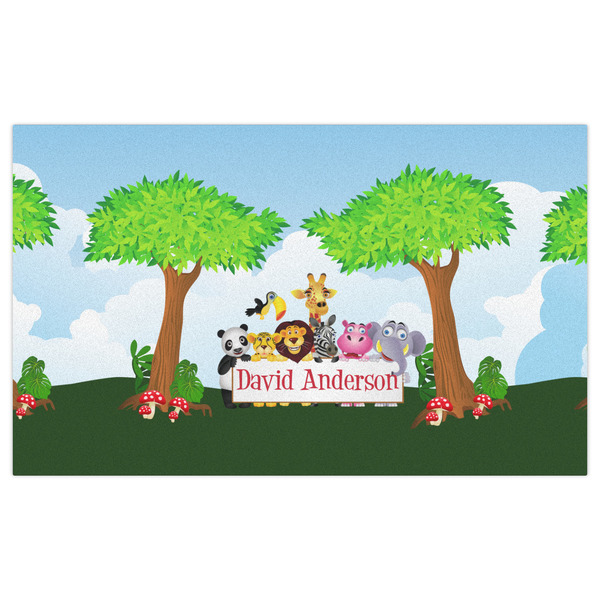 Animals Indoor / Outdoor Rug - 3'x5' - Front Flat