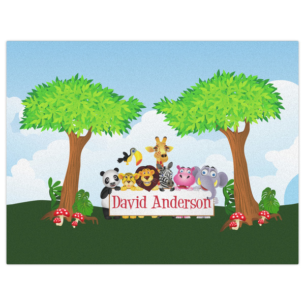 Animals Indoor / Outdoor Rug - 6'x8' - Front Flat