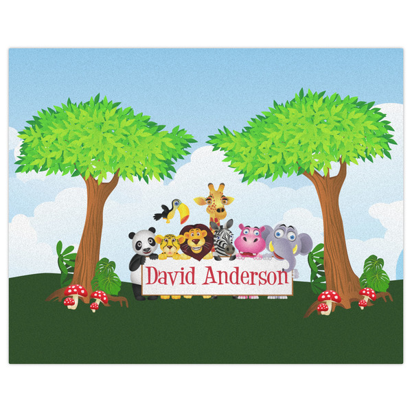 Animals Indoor / Outdoor Rug - 8'x10' - Front Flat