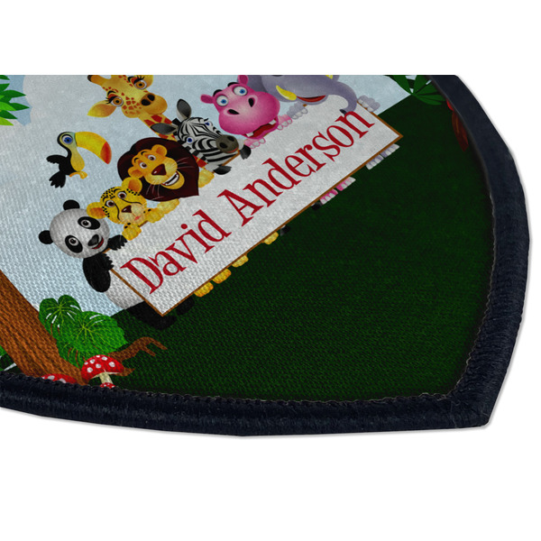 Animals Iron on Shield 3 Detail