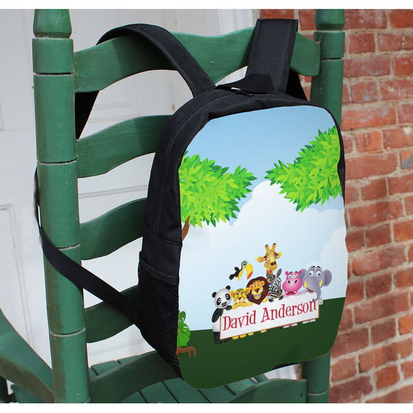 Animals Kids Backpack - In Context