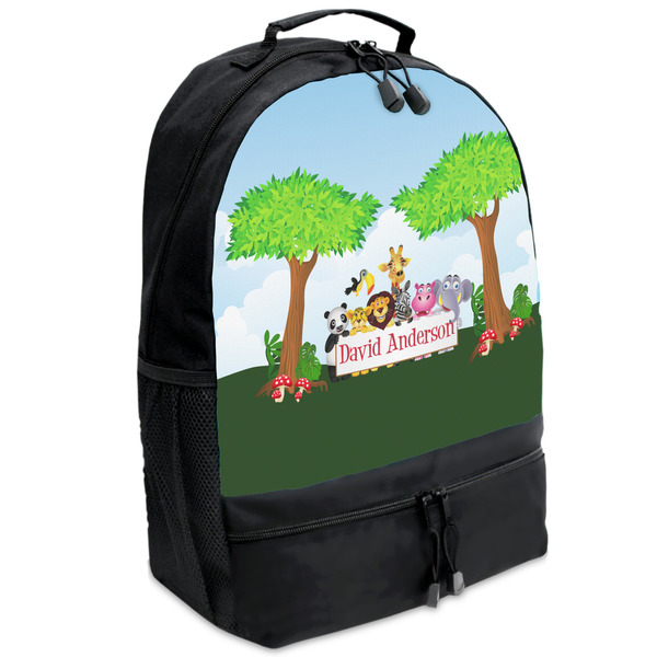 Custom Animals Backpacks - Black (Personalized)