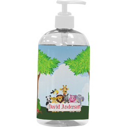 Animals Plastic Soap / Lotion Dispenser (16 oz - Large - White) (Personalized)