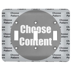 Animals Light Switch Cover (3 Toggle Plate)