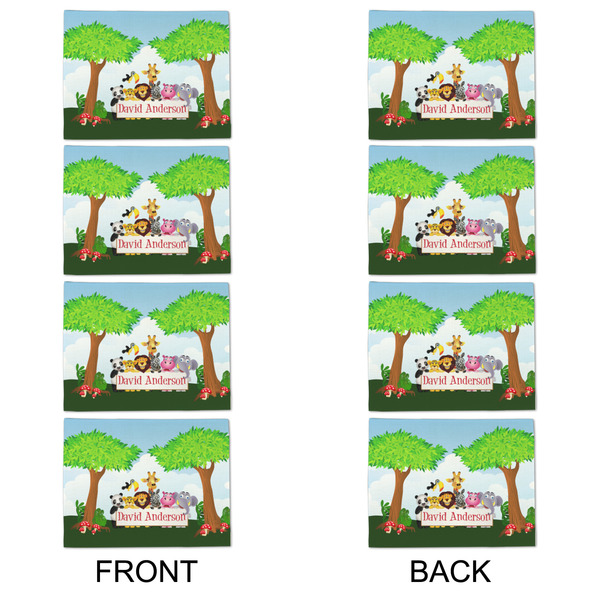 Animals Linen Placemat - APPROVAL Set of 4 (double sided)