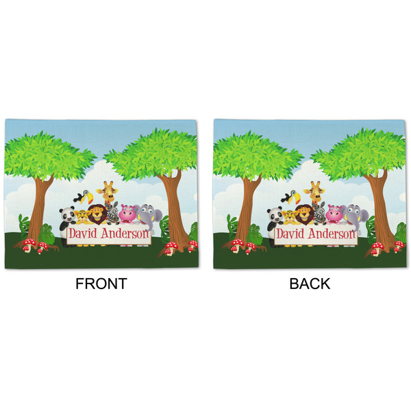 Animals Linen Placemat - APPROVAL (double sided)