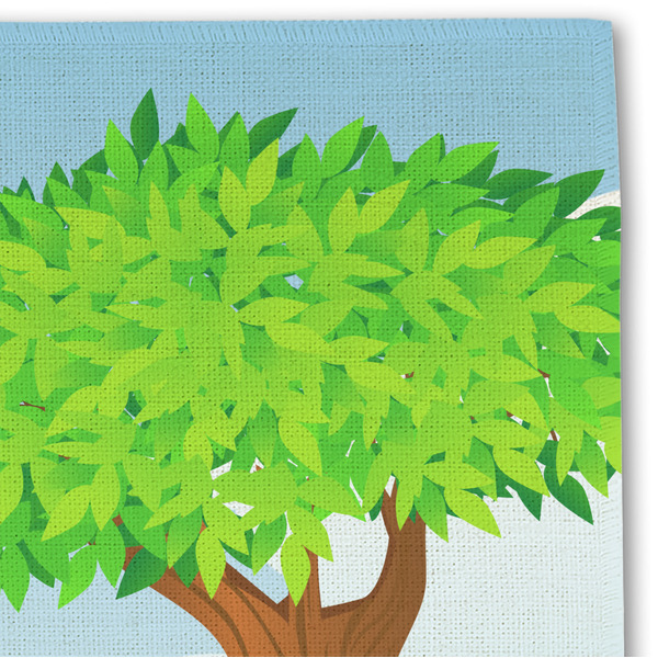 Animals Linen Placemat - DETAIL