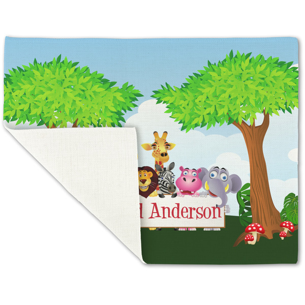 Animals Linen Placemat - Folded Corner (single side)