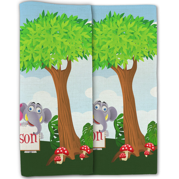 Animals Linen Placemat - Folded Half (double sided)