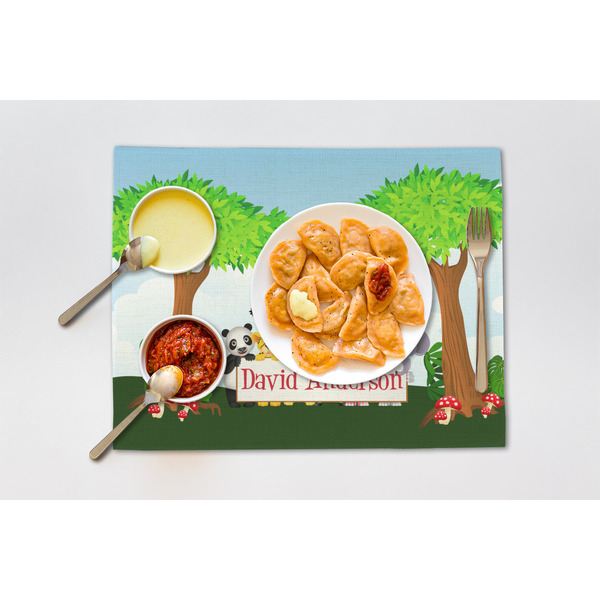 Animals Linen Placemat - Lifestyle (single)