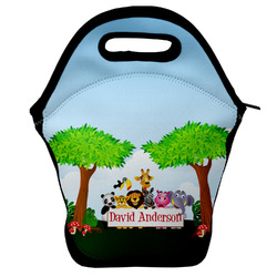 Animals Lunch Bag w/ Name or Text