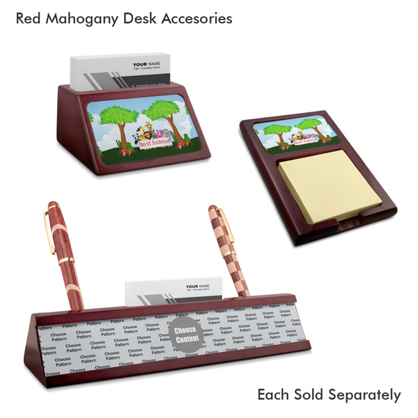 Animals Mahogany Desk Accessories