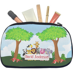 Animals Makeup / Cosmetic Bag - Medium w/ Name or Text