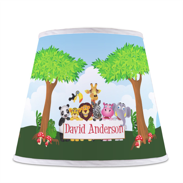 Animals Poly Film Empire Lampshade - Front View