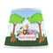 Animals Poly Film Empire Lampshade - Front View