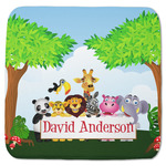 Animals Memory Foam Bath Mat - 48"x48" (Personalized)