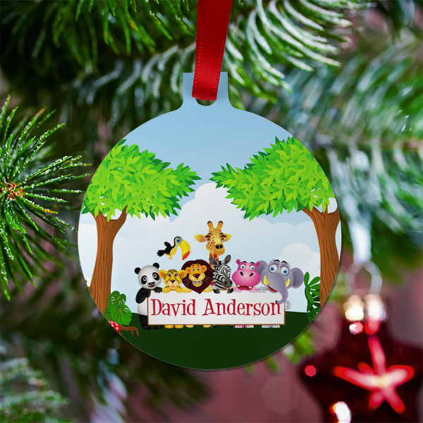 Animals Metal Ball Ornament - Lifestyle