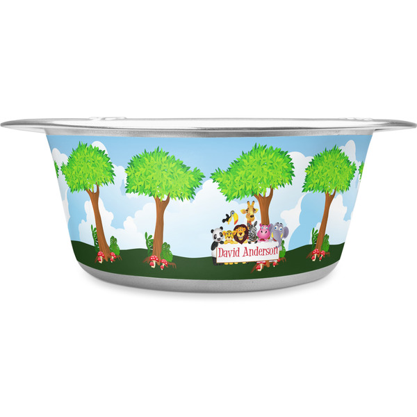 Custom Animals Stainless Steel Dog Bowl - Small (Personalized)