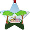 Animals Metal Star Ornament - Front