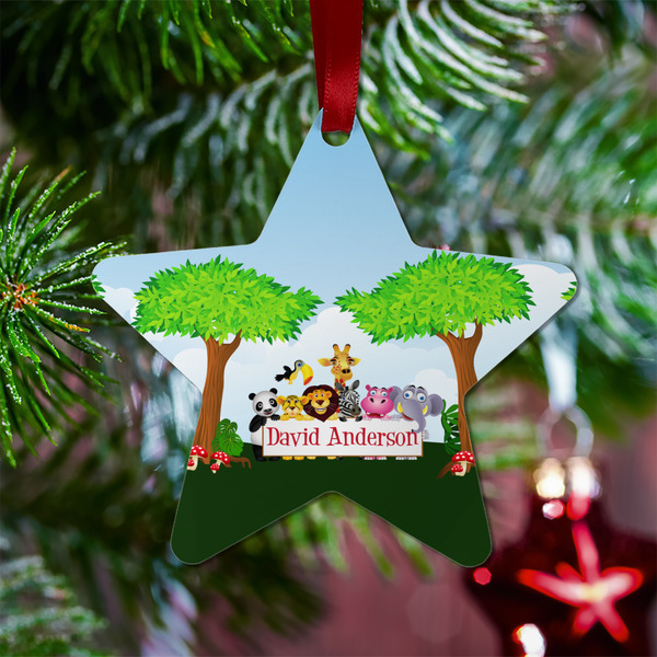 Animals Metal Star Ornament - Lifestyle