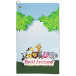 Animals Microfiber Golf Towel - Large (Personalized)
