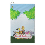 Animals Microfiber Golf Towel - Small (Personalized)