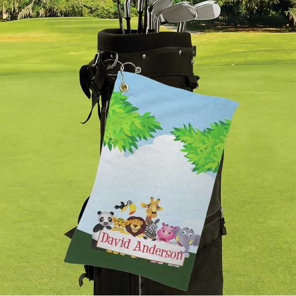 Animals Microfiber Golf Towels - Small - LIFESTYLE