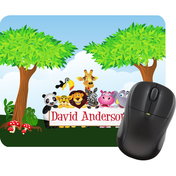 Custom Animals Rectangular Mouse Pad (Personalized)