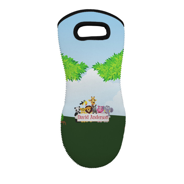 Custom Animals Neoprene Oven Mitt w/ Name or Text
