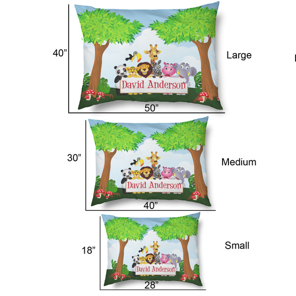 Animals Outdoor Dog Beds - SIZE CHART