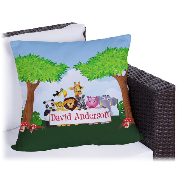 Custom Animals Outdoor Pillow (Personalized)