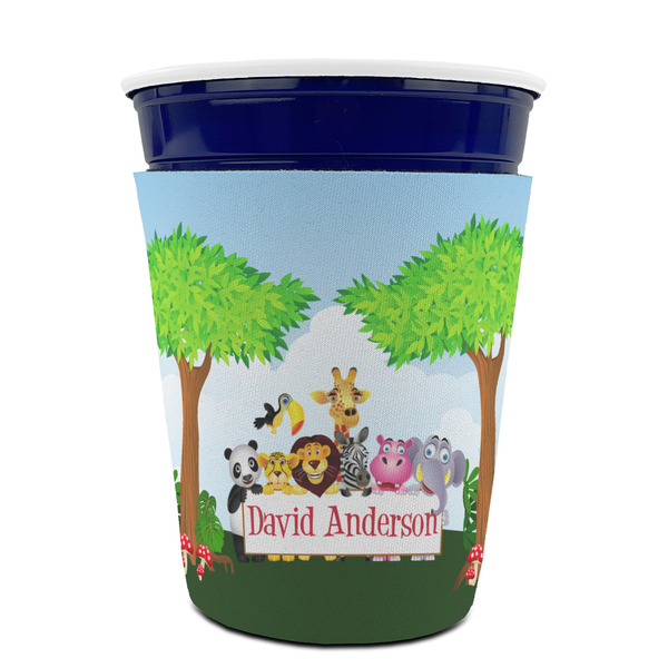 Animals Party Cup Sleeves - without bottom - FRONT (on cup)