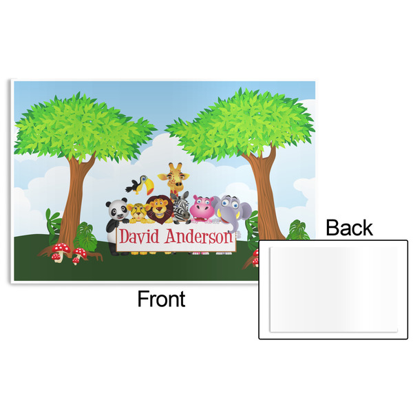 Animals Disposable Paper Placemat - Front & Back