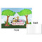 Animals Disposable Paper Placemat - Front & Back