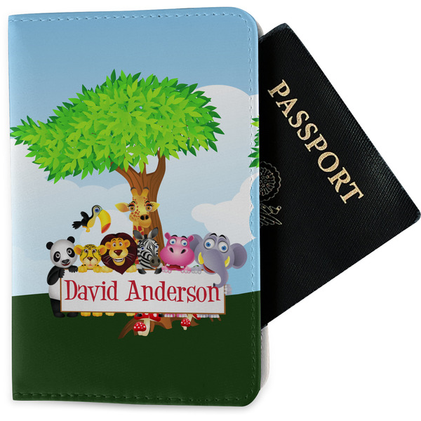 Custom Animals Passport Holder - Fabric w/ Name or Text