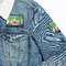 Animals Patches Lifestyle Jean Jacket Detail