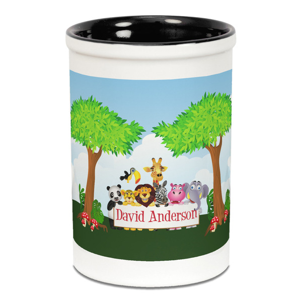 Animals Pencil Holder - Black