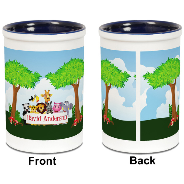 Animals Pencil Holder - Blue - approval