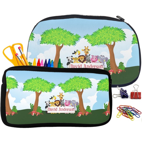 Animals Pencil / School Supplies Bags Small and Medium