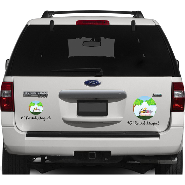 Animals Personalized Car Magnets on Ford Explorer