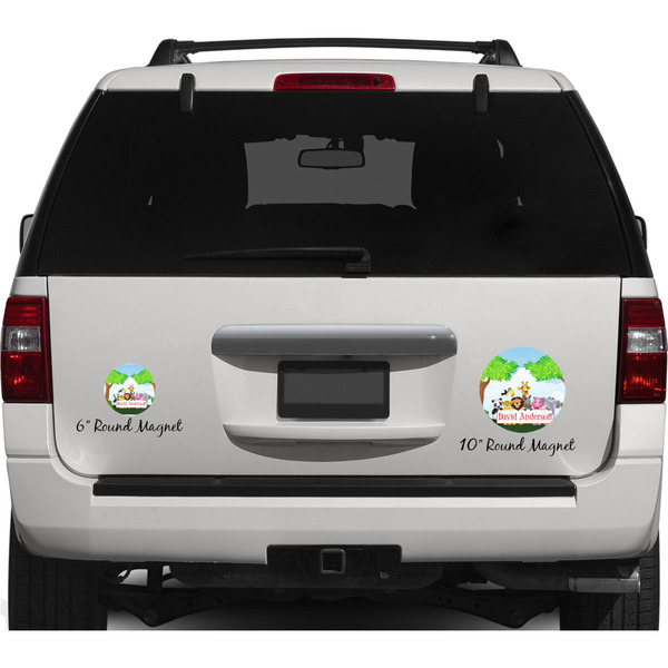 Animals Personalized Car Magnets on Ford Explorer