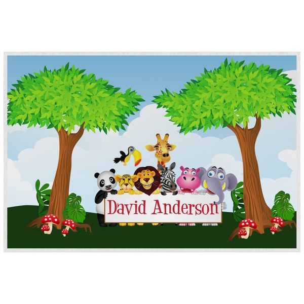 Custom Animals Laminated Placemat w/ Name or Text