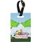 Animals Plastic Luggage Tag - Rectangular w/ Name or Text