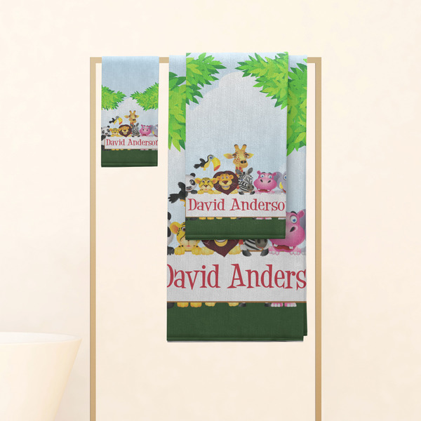 Animals Personalized Towel Set