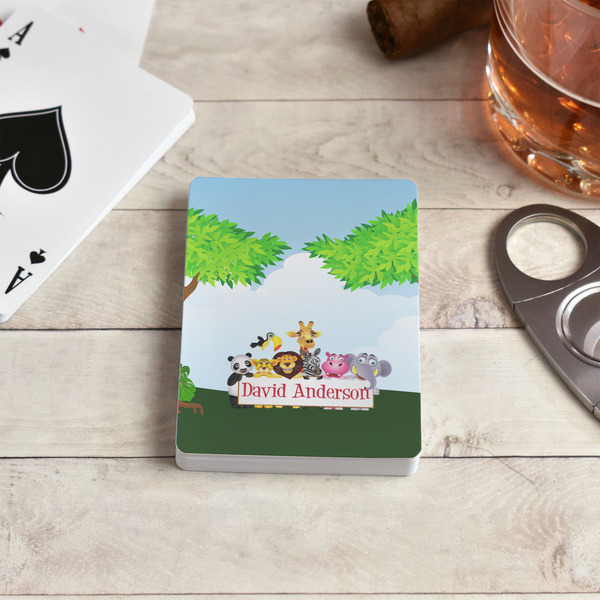 Animals Playing Cards - In Context