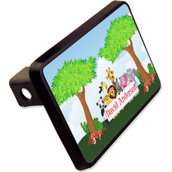 Animals Rectangular Trailer Hitch Cover - 2" w/ Name or Text