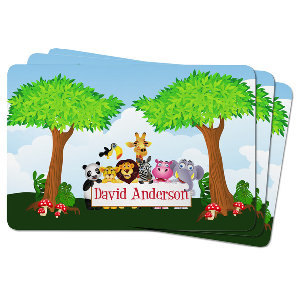 Animals Rectangular Fridge Magnet - THREE