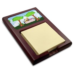 Animals Red Mahogany Sticky Note Holder (Personalized)