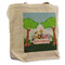 Animals Reusable Cotton Grocery Bag - Front View